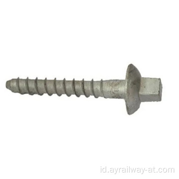 Screw spike untuk Railroad